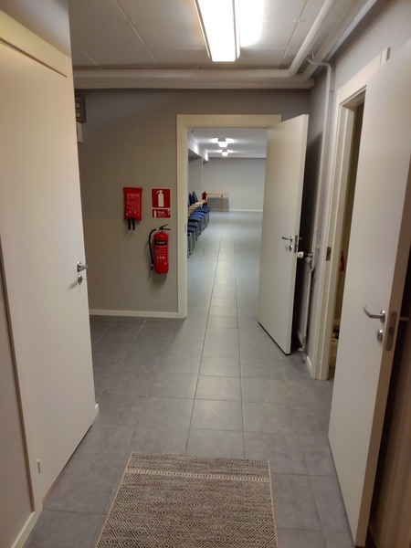 Hallen i festlokalen